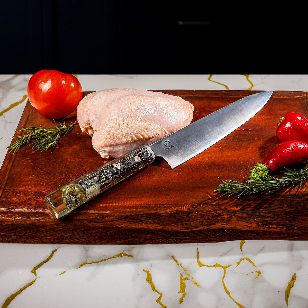 Father Time  -  Damascus Gyuto Chef Knife