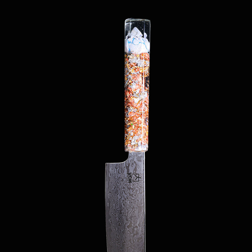 Goldfinger  -  Damascus Gyuto Chef Knife