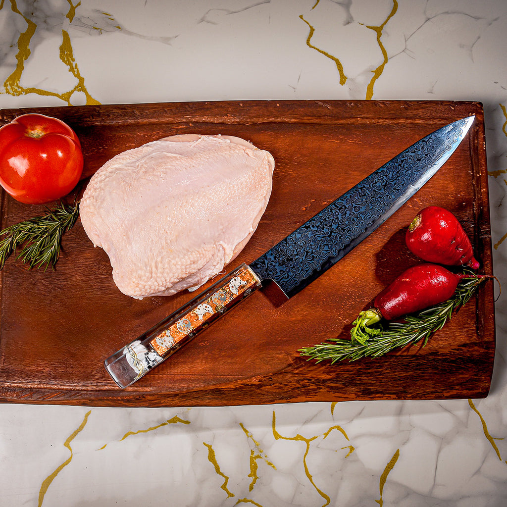 Midas Aeternis  -  Damascus Gyuto Chef Knife