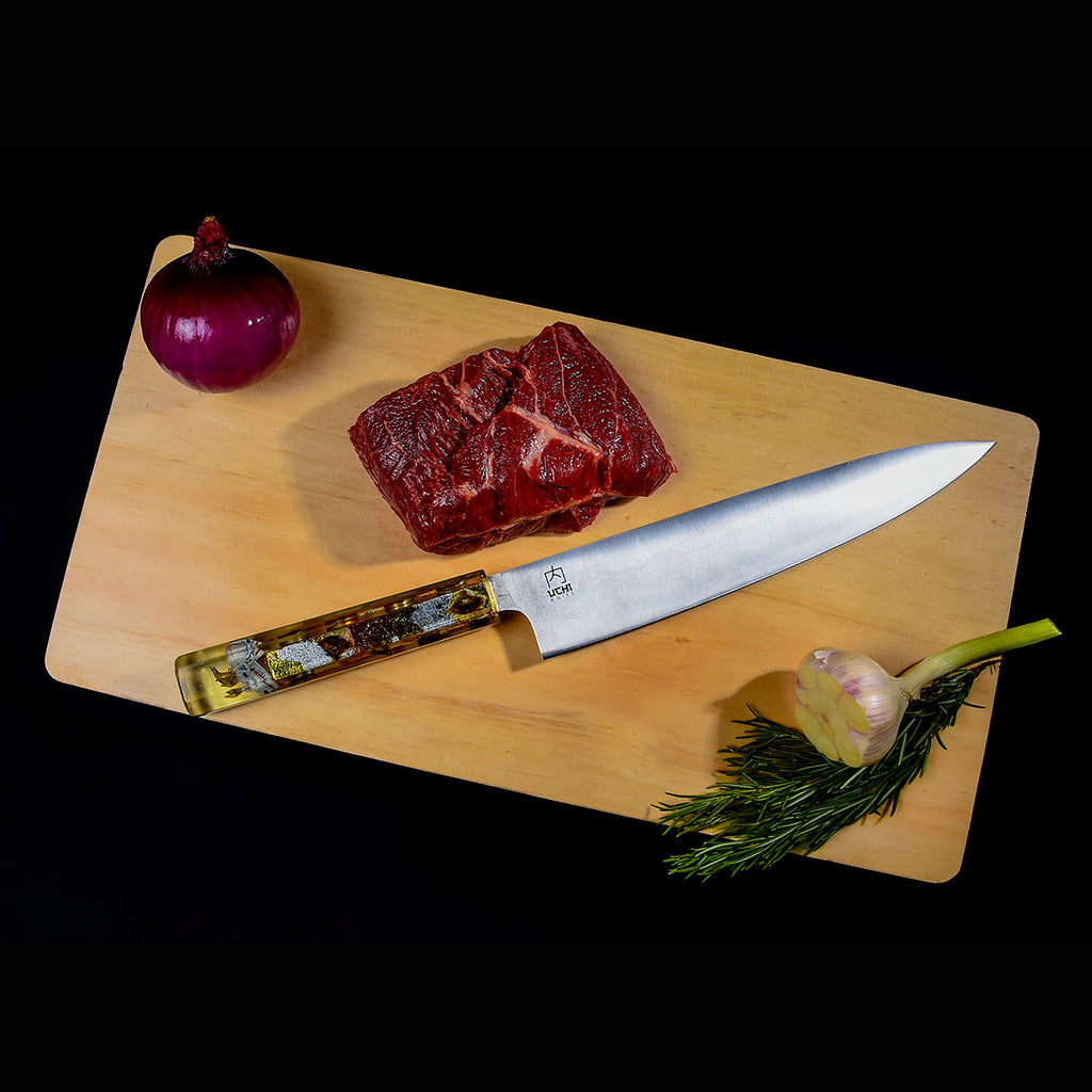 Golden Clockwork - Gyuto Chef Knife